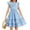 Light Blue, variant on Arshiner Girls Spring Floral Dress Girls Flutter Sleeve Summer Dress 10-12 Years
