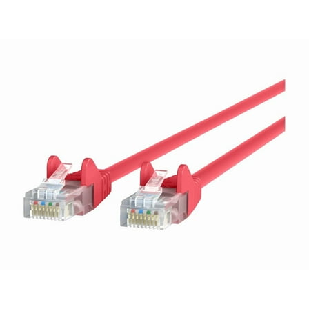 Belkin - Patch cable - RJ-45 (M) to RJ-45 (M) - 4.6 m - UTP - CAT 6 - molded, snagless - red - for Omniview SMB 1x16, SMB 1x8; OmniView SMB CAT5 KVM Switch