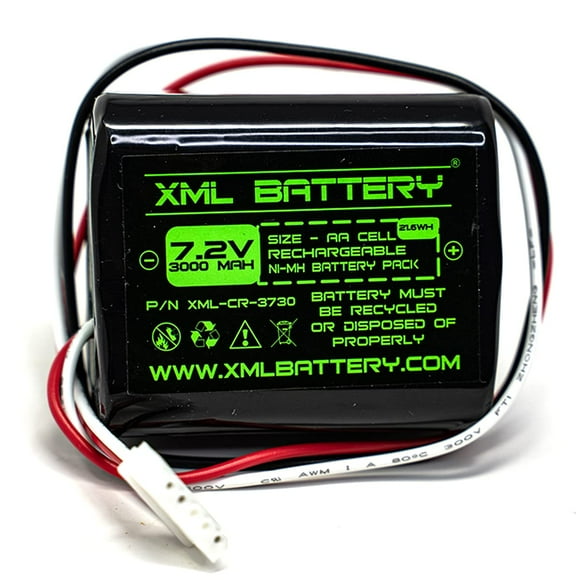 Batería XML Ni-MH de 7,2 V 3000 mAh para iRobot Braava 380 380T 390