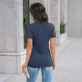 thumbnail image 3 of SUNBS Blouses for Women Short Sleeve Lace Tops Dressy Casual Tees, Sizes S-2XL, 3 of 10