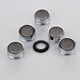 thumbnail image 1 of destyer Stainless Steel Tap Aerator Anti-Splash Faucet Sprayer Kitchen Bathroom Tap Spout Filter 5pcs, 1 of 7