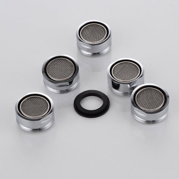 Matsuzay Aireador de grifo de acero inoxidable, rociador de grifo antisalpicaduras, filtro de boquilla para grifo de baño de cocina, 3/5 Uds Type7 NO7