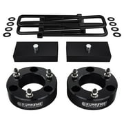 Supreme Suspensions - Titan Lift Kit Full Suspension Lift 3" Front Suspension Lift + 2" Rear Suspension Lift CNC Machined T6 Aircraft Billet (Black) Easy Install Nissan Titan Leveling Kit PRO