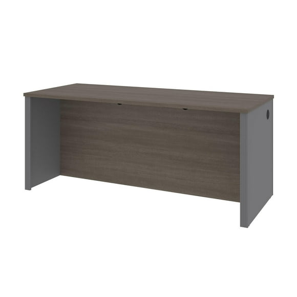Bestar Prestige + 72W Desk Shell in white chocolate & antigua