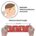 thumbnail image 4 of Picia merry Christmas gnome Print Mens Running Headband,Mens Sweatband Sports Headband for Running,Cycling,Basketball,Yoga,Fitness Workout, 4 of 9
