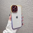 thumbnail image 4 of Compatible with iPhone 13 Pro Max Gradient Case Colorful Bling Clear Glitter Sparkle Camera Protection Soft TPU Glossy Luxury Shockproof Protective Cover for Girls and Women, 4 of 9
