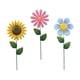 thumbnail image 2 of Set de estacas metálicas para jardín exterior 3pcs – Adornos de hierro multicolores para jardín en patios, decoración de césped en patios, arte resistente a las inclemencias, 2 of 6