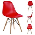 thumbnail image 1 of Set de 4 sillas Eames MINIMALISTAS HOMEASY COLOR rojo, 1 of 5