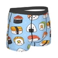 thumbnail image 3 of Balery Kawaii Sushi Men's Boxer Briefs, Soft and Breathable Cotton Underwear with nylon Waistband-XX-Large, 3 of 9