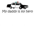 thumbnail image 2 of CafePress - My Daddy Is My Hero Infant Bodysuit - Baby Light Bodysuit, Size Newborn - 24 Months, 2 of 4