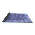 thumbnail image 2 of Ahgly Company Indoor Round Oriental Blue Traditional Area Rugs, 3' Round, 2 of 4