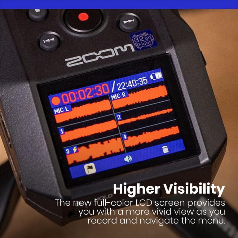 Zoom H6essential 6-Track 32-Bit Float Handy Recorder, Bundle with