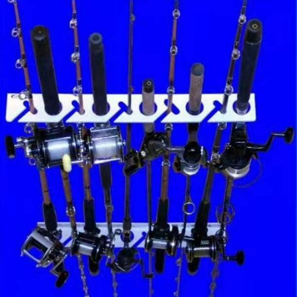 10 Fishing Rod Pole Holder Storage for Wall & Garage Ceiling Mount