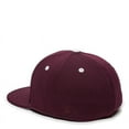 thumbnail image 6 of OC Sports TGS1930X Proflex Bamboo Charcoal Flat Visor Cap - Maroon White, 6 of 8