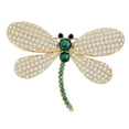 thumbnail image 3 of 2x Broche de Alfileres para Bufanda Yinane Decoración de Aleación Broches de Mariposa con Diamantes de Imitación 2 piezas, 3 of 8