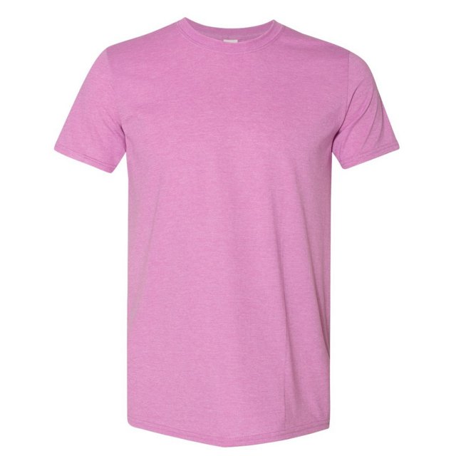 Gildan - Suave básica camiseta de manga corta para hombre - 100% algodón gordo (Orquidea)