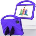 thumbnail image 4 of Kids-Friendly Case for Walmart Onn 10.1 Tablet Case 2024 Gen 4 (Model:100135925) Case,with Portable Handle & Kickstand,Shockproof EVA Foam Anti-Scratch Child Protector Tablet Case,Purple, 4 of 7