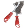 thumbnail image 4 of JUNWELL 4pcs Wire Brushes Grill Rust Removal Brushes Handheld Wire Brushes for Cleaning, 4 of 6