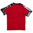 thumbnail image 2 of Ecko Unltd Men's T-Shirt Camo Print Colorblock Panel Stitched Short Sleeve Tee (Small, Red/Camo), 2 of 4