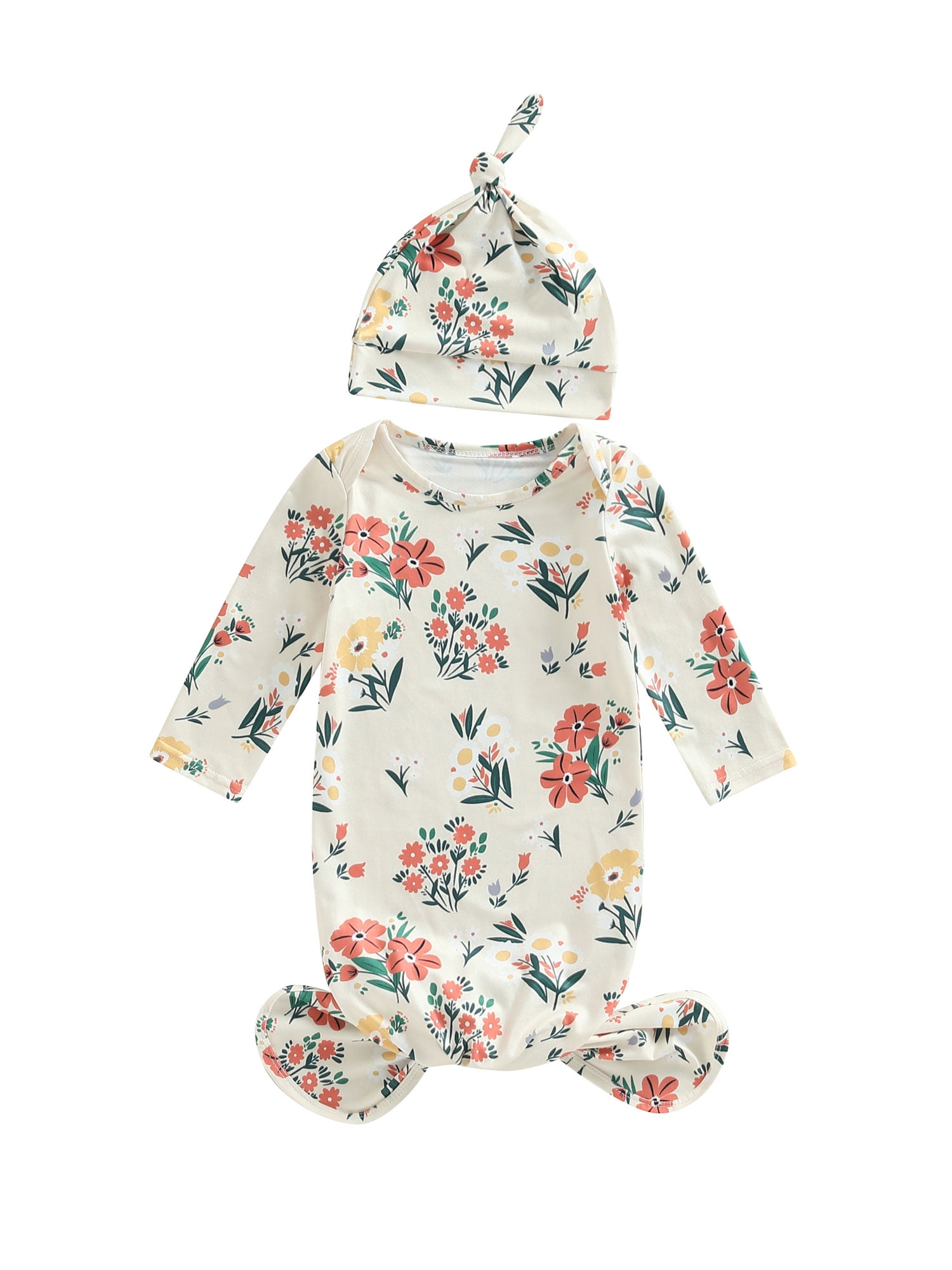 LWXQWDS Newborn Baby Girls Sleeping Bag Flower Print Long Sleeve