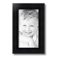 thumbnail image 2 of ArtToFrames 7" x 13" Satin Black Reverse Step Picture Frame, 7x13 inch Black Wood Poster Frame (WOM-1419), 2 of 7