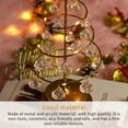 thumbnail image 3 of Luces De Árbol De Navidad Crystal Diamond Night Light Decoración De Árbol De Navidad De Cristal Romántico Con Luz Cálida Para Home Hotel Yuarrent HA018963-00, 3 of 6
