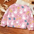 thumbnail image 5 of ITSAME Easter Sweatshirt for Girls, Loose Fit Fashion Print Round Neck Kids Casual Long Sleeve Top Multicolor 8-9T, 5 of 6