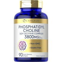 Phosphatidyl Choline | 3,800mg | 90 Softgels for Men and Women | by Carlyle