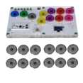 thumbnail image 2 of RP2040 Fighting Keyboard+12PCS Keycaps for Joystick 6 Tekken Game Covered Punk B, 2 of 8