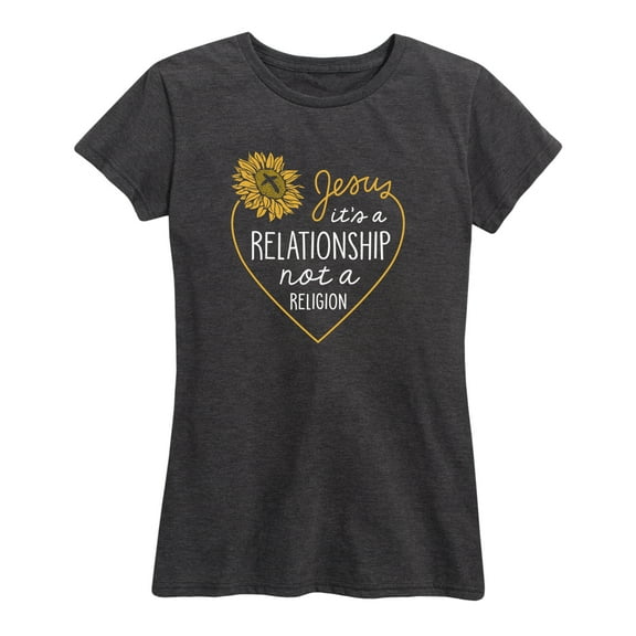 Instant Message - Jesus It's A Relationship - - Women's Short Sleeve Graphic T-Shirt