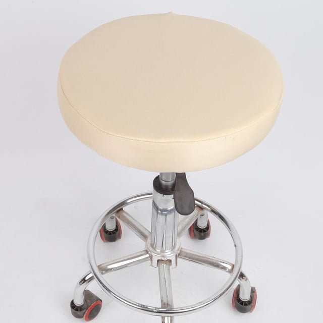 Cubierta Antideslizante Impermeable Del Taburete Asiento de Elevación para La Superficie , Beige_35x10cm, tal como se describe BLESIY Cubierta del asiento del taburete redondo