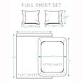 thumbnail image 5 of Full Soft Home 1800 Series Solid Microfiber Ultra Soft Sheet Set - Dusty Blue, 5 of 7