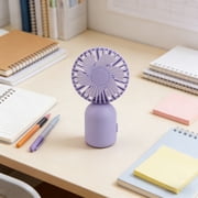 Mini Portable Handheld Fan Rechargeable, 250mAh Battery with Adjustable Wind Speeds, Lightweight and Compact for Travel Office Home, Personal Cooling Anywhere