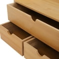 thumbnail image 3 of Miumaeov Desk Organizer - Mini Bamboo Desk Drawer Tabletop Storage Organization Box for Office Home Toiletries Supplies, No Assembly Required (Type 3), 3 of 11