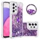 thumbnail image 1 of Funda para Samsung Galaxy A33 5G con Brillo Líquido Flotante, Purpurina, Parachoques y Anillo Giratorio Soporte, 1 of 5