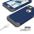 thumbnail image 6 of Dteck iPhone 7 Case, Dteck Heavy Dual Layer Rugged Shockproof Case Hard PC Protective Back Cover For Apple iPhone 7, Deep Blue, 6 of 7