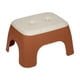 thumbnail image 3 of Taburete de baño, taburete de Toliet, taburete portátil multiusos, taburete pequeño para debajo del escritorio, apartamento, ducha, baño, porche Café Sunnimix taburetes pequeños, 3 of 8