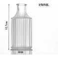thumbnail image 2 of 150ML /5OZ Glass Diffuser Bottles Empty Refillable Glass Aromatherapy Diffuse Bottle for DIY Replacement Reed Diffuser Sets Essential Oils Crafts Decor(Clear), 2 of 7