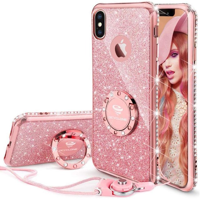 Funda para teléfono-Oro rosa-iPhone X/XS Ofspeizc WMZL-294-1