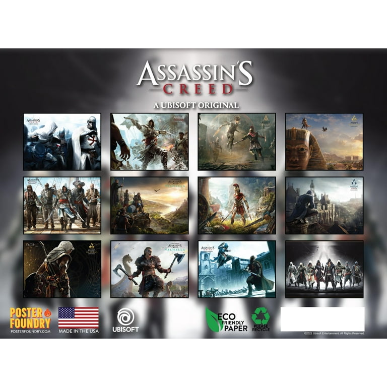 Poster Assassin's creed III - collage, Wall Art, Gifts & Merchandise