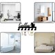 thumbnail image 4 of Porta llaves, ganchos decorativos para llaves de pared, llavero decorativo de aleación, organizador de metal para puerta de entrada, cocina, 4 of 5