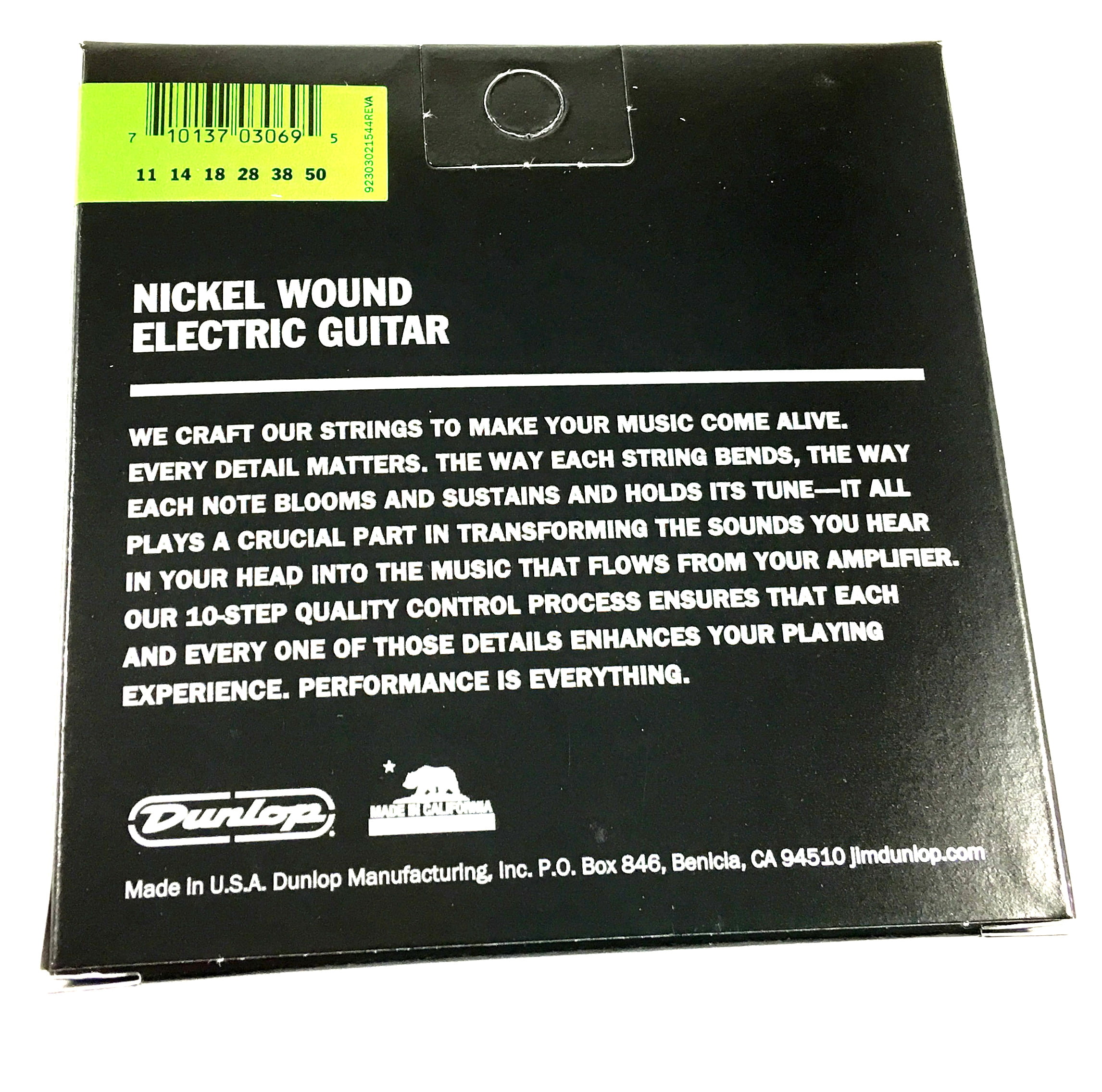 Dunlop Guitar Strings - Electric - 5 Pack - 11-50 - Nickel Plated Steel