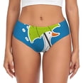 thumbnail image 1 of Fotbe Goose Holding an Umbrella Calzones Estampados para Mujer – Ropa Interior de Algodón, Cómoda, Suave y Elástica-Small, 1 of 6