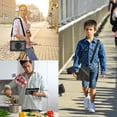 thumbnail image 4 of for Samsung Galaxy Tab S10 2024/S9 2023/S8 2022/S7 2020 Case 11" & S9 FE 10.9" 2023,360 Rotation Kickstand Handle Wrist Strap Armor Heavy Duty Rugged Cover + Adjustable Shoulder Strap,Black, 4 of 7