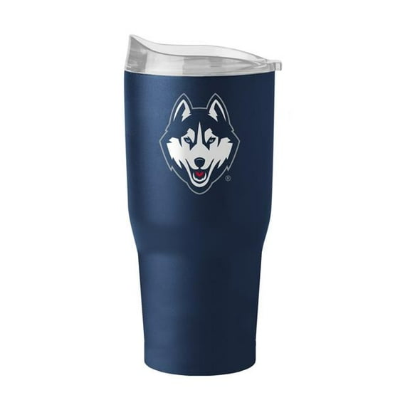 Logo Brands  UConn 30 oz Flipside Powder Coat Tumbler