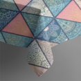 thumbnail image 4 of Boho Bohemia Geometric Line Art Rectangle Tablecloth 60"x120",Waterproof Polyester Rectangle Table Cloth, Wipeable Spillproof Polyester Tablecloth for Dining, Camping, Indoor and Outdoor, 4 of 6