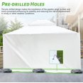 thumbnail image 6 of 12X14Ft White Gazebo Cover - All Season Waterproof Enclosure with Mesh Windows Five, 6 of 8