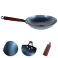 thumbnail image 1 of Minkissy Lot de 1 Poêle à Frire Antiadhésive Wok en Fer pour Grillades Multicolore Fond Rond, 1 of 8