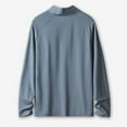 thumbnail image 4 of PNTUTB Men's Fashion Color Blocked Lightweight Breathable Long Sleeve Crew Neck Sports Top, 4 of 6