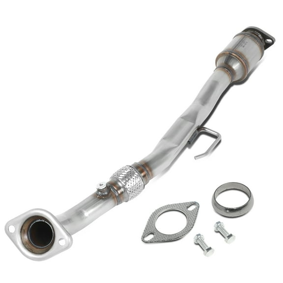 DNA Motoring OEM-CONV-032 For 2002 to 2006 Nissan Altima Quest V6 OE Style Catalytic Converter Flex Exhaust Pipe